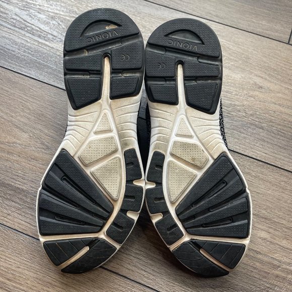 Vionic Women's Black and White Flex Sierra Active‎ Lace Up Sneakers Size 8.5 - Picture 2 of 8